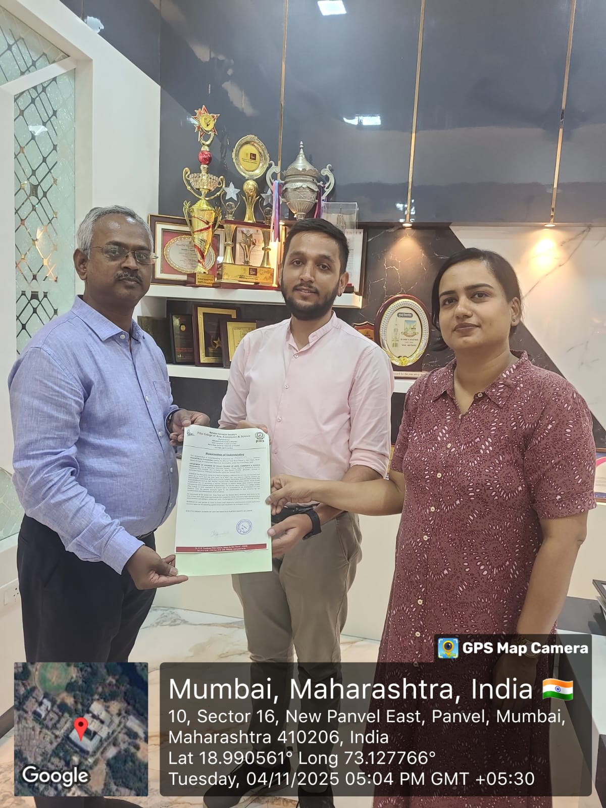 5 years MOU signed with Pillai college Panvell